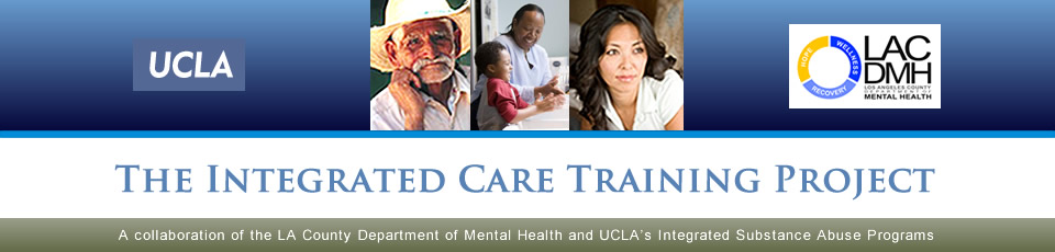 The Co-Occurring Disorders Project.  A collaboration of the LA County Dept of Mental Health and UCLA's Integrated Substance Abuse Programs